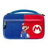 PDP Gaming Officially Licensed Switch Commuter Case - Mario - Semi-Hardshell Protection - Protective PU Leather - Holds 14 Games &amp; Console - Works with Switch OLED &amp; Lite - Perfect for Kids / Travel Power Pose Mario
