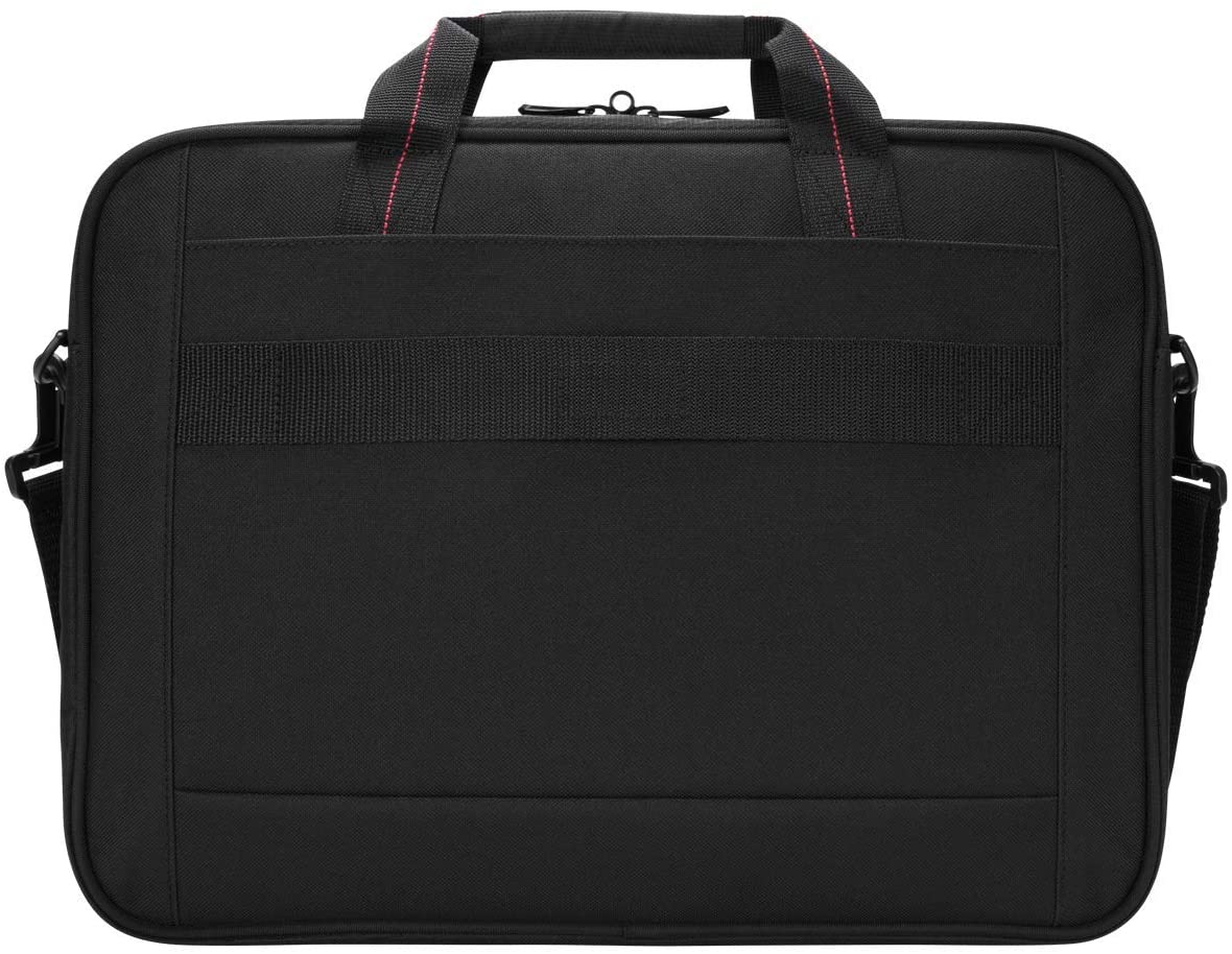 Targus Laptop Bag — Black 15.6" Classic Slim Briefcase Messenger Bag, Spacious, Ergonomic, Foam Padded Laptop Case for Devices Up To 16" (TCT027US) Shoulder Bag 16 inch