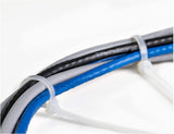 StarTech.com 8"(20cm) Cable Ties - 1/8"(4mm) Wide, 2-1/8"(55mm) Bundle Diameter, 50lb(22kg) Tensile Strength, Nylon Self Locking Zip Ties w/Curved Tip - 94V-2/UL Listed, 1000 Pack - White 8 in | 50 lbs (22kg) Standard w/Self Locking 1000