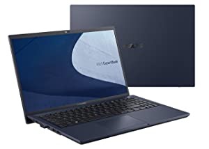 ASUS B1500CEAE-Q53P-CB ExpertBook B1 Business Laptop, 15.6” FHD, Intel Core i5-1135G7, 8GB RAM, 256GB SSD, Military Grade Durable, Webcam Privacy Shield, Win 10 Pro, Star Black, Bilingual KB Bilingual i5-1135G7