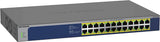 NETGEAR 24-Port Gigabit Ethernet Unmanaged PoE Switch (GS524PP) - with 24 x PoE+ @ 300W, Desktop or Rackmount, and Limited Lifetime Protection Unmanaged 24 port | 24xPoE+ 300W