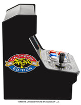 My Arcade Street Fighter 2 Champion Edition Micro Player-Fully Playable, Includes CO/VS Link for Multiplayer Action, 7.5 Inch Collectible, Full Color Display, Battery or Micro USB Powered