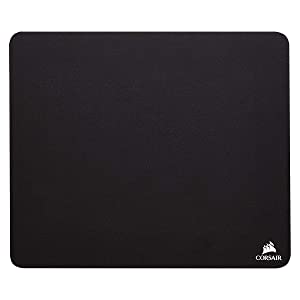 Corsair CH-9100020-WW - Cloth Mouse Pad - High-Performance Mouse Pad Optimized for Gaming Sensors - Designed for Maximum Control, Black Medium Cloth
