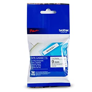 Brother MK221 Genuine P-Touch Tape 9mm (Black on White)