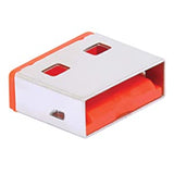 Tripp Lite USB Port Blockers, 10 Pack USB-A Defender, Data Blocker, Pack of 10, Red (U2-BLOCK-A10-RD)