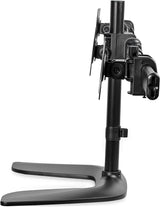 StarTech.com Triple Monitor Stand - Articulating - For Monitors 13 to 27 Adjustable VESA Computer Monitor Stand for 3 Monitor Setup - Steel - Black (ARMBARTRIO2)