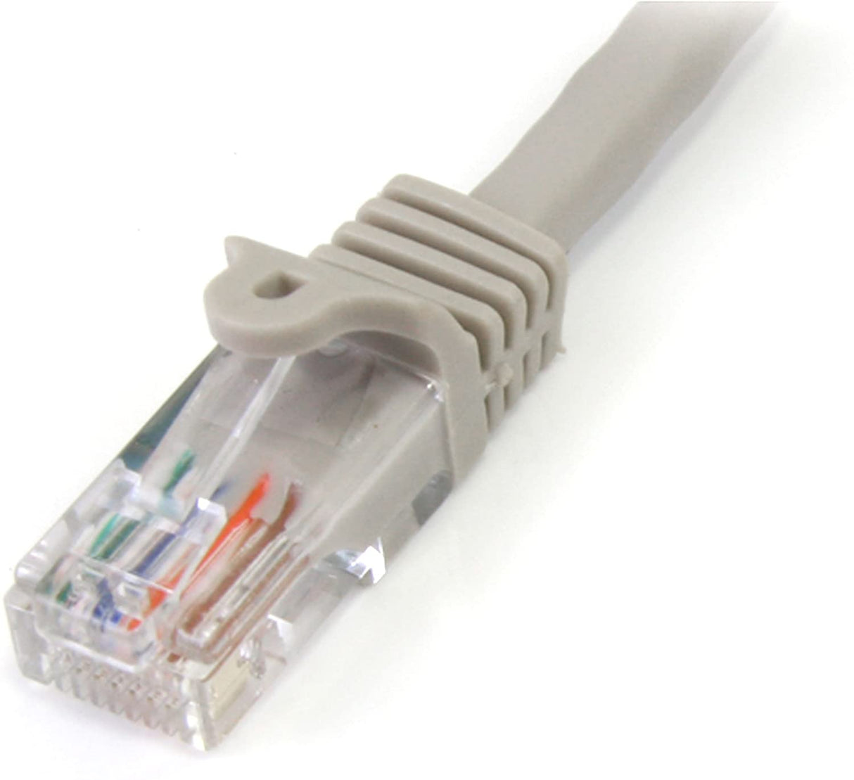 StarTech.com Cat5e Ethernet Cable - 1 ft - Gray- Patch Cable - Snagless Cat5e Cable - Short Network Cable - Ethernet Cord - Cat 5e Cable - 1ft (45PATCH1GR) 1 ft / 30cm Grey