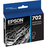 EPSON T702 DURABrite Ultra -Ink Standard Capacity Black -Cartridge (T702120-S) for select Epson WorkForce Pro Printers