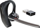 Plantronics - Voyager 5200 UC (Poly) - Bluetooth Single-Ear (Monaural) Headset - USB-A Compatible to connect to your PC and/or Mac - Works with Teams, Zoom &amp; more - Noise Canceling