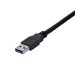 StarTech.com 1m Black SuperSpeed USB 3.0 Extension Cable A to A - Male to Female USB 3 Extension Cable Cord 1 m (USB3SEXT1MBK) 3 ft Black