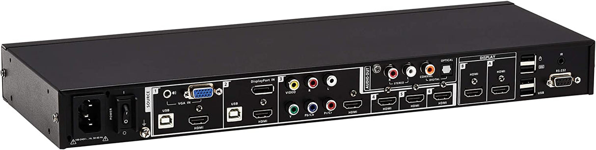 Tripp Lite 9x2 Multi-Format Presentation Matrix Switch w Audio Extractor 4K (B300-9X2-4K)