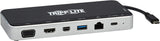 Tripp Lite USB-C Dock, 3 Monitor Display, USB Type C Hub Adds 4K HDMI, mDP, VGA, USB 3.2 Gen 1, USB-A, USB-C, GbE, 60W PD Charging, Black (U442-DOCK16-B)