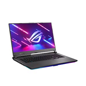 ASUS ROG Strix G17 (2022) Gaming Laptop, 17.3” 240Hz IPS Type WQHD Display, NVIDIA GeForce RTX 3080, AMD Ryzen 9 6900HX, 16GB DDR5, 1TB PCIe SSD, RGB Keyboard, Windows 11 Pro, G713RS-XS91-CA