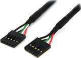 StarTech USBINT5PIN Internal 5 pin USB IDC Motherboard Header Cable (1.5 Feet)