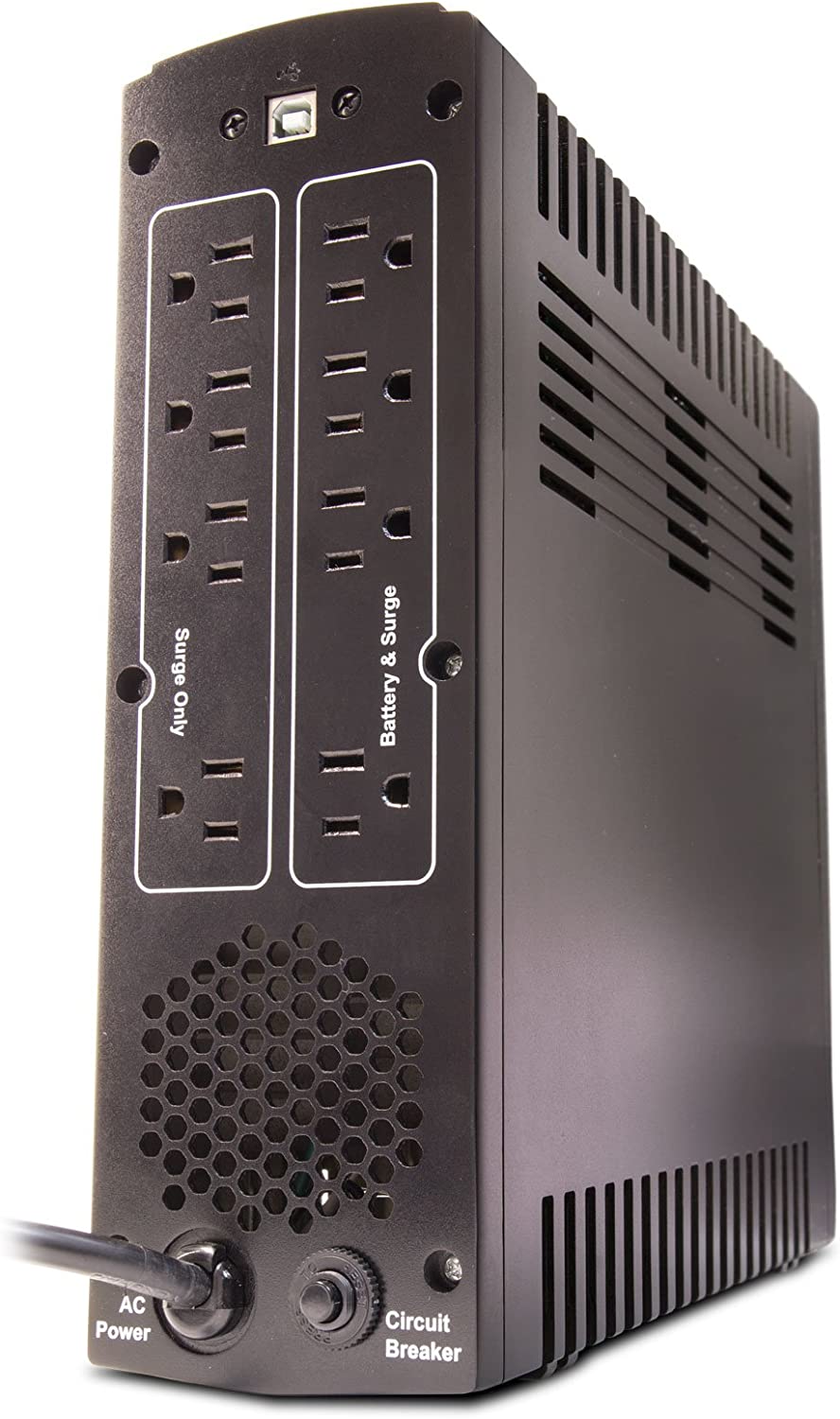 Minuteman Power Technologies Line Interactive AVR Tower UPS Power Supply (ETR550LCD)