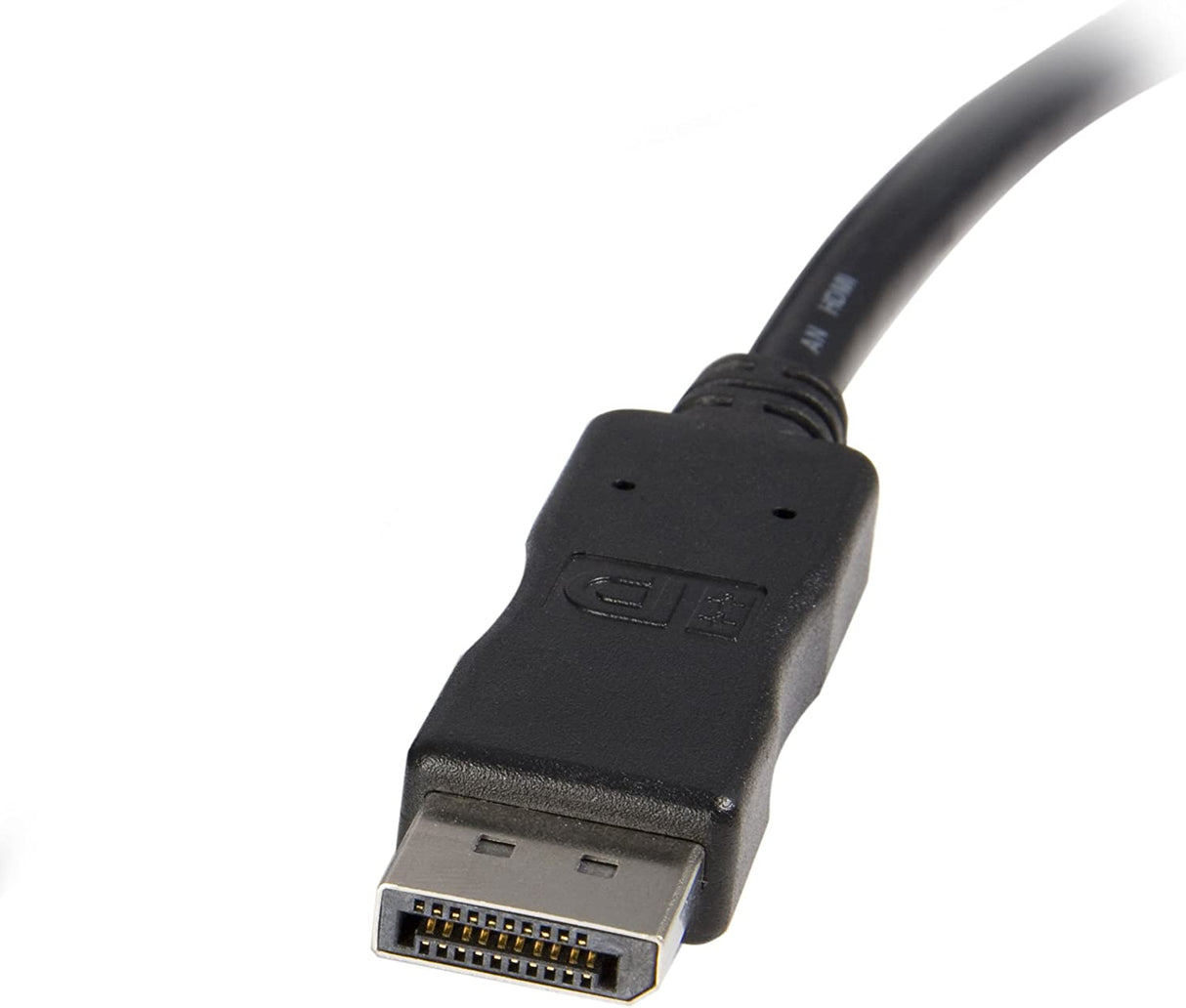 StarTech.com 10ft (3m) DisplayPort to DVI Cable - DisplayPort to DVI Adapter Cable 1080p Video - DisplayPort to DVI-D Cable Single Link - DP to DVI Monitor Cable - DP 1.2 to DVI Converter (DP2DVIMM10) 3m (10ft) Standard Packaging