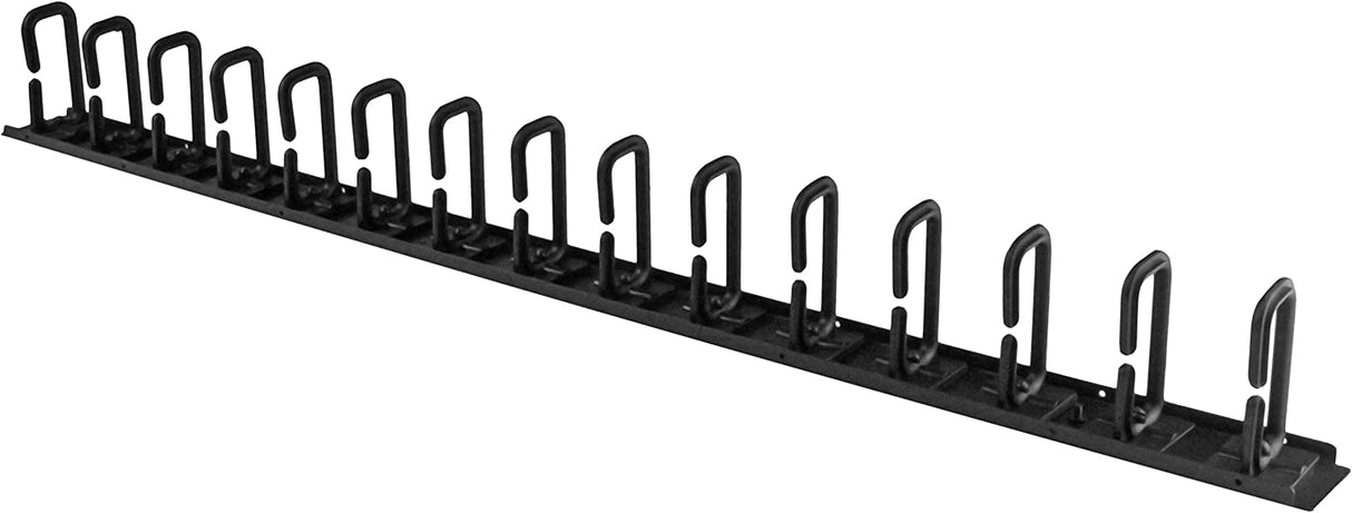 StarTech.com Vertical 0U Server Rack Cable Management w/ D-Ring Hooks - 20U Network Rack Cord Manager Panel - 3ft Wire Organizer (CMVER20UD)