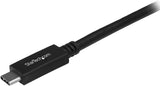 StarTech.com USB C to UCB C Cable - 3 ft / 1m - M/M - USB 3.0 (5Gbps) - USB C Charging Cable - USB Type C Cable - USB-C to USB-C Cable (USB315CC1M) , Black