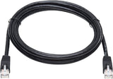 Tripp Lite Augmented Cat6/Cat6a Snagless 10G Patch Cable RJ45, 7-Feet (N261-007-BK) Black