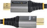 StarTech.com 10ft (3m) HDMI 2.1 Cable 8K - Certified Ultra High Speed HDMI Cable 48Gbps - 8K 60Hz/4K 120Hz HDR10+ eARC - Ultra HD 8K HDMI Cable - Monitor/TV/Display - Flexible TPE Jacket (HDMM21V3M)