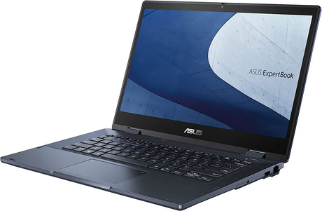 Asus B3 Series B3402FEA-C31H-CA ExpertBook Flip Laptop 14" Touch FHD 16:9 Glossy, Intel i3-1115G4 3.0 GHz, 8GB DDR4, 256GB PCIe SSD + TPM, US MIL-STD 810H, Windows 10 , Black English B3-Intel i3