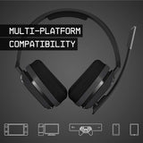 ASTRO Gaming A10 Wired Gaming Headset, Lightweight and Damage Resistant, ASTRO Audio, 3.5 mm Audio Jack, for Xbox Series X|S, Xbox One, PS5, PS4, Nintendo Switch, PC, Mac- Black