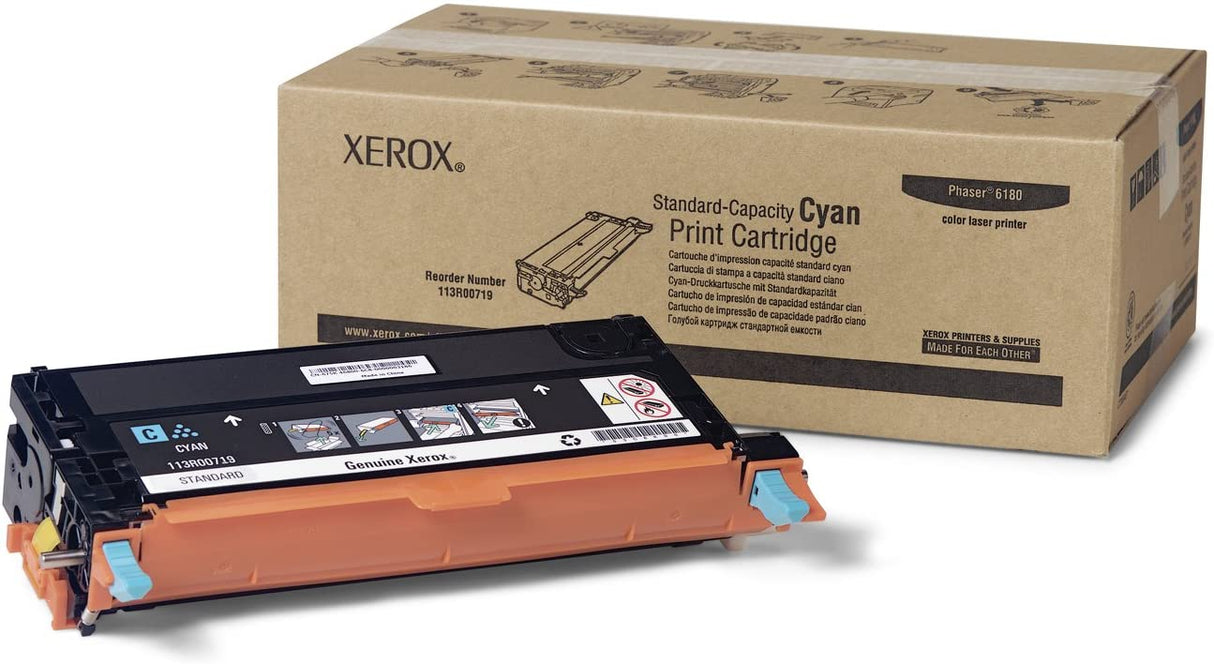 Genuine Xerox Black High Capacity Toner-Cartridge for the Phaser 6120/6115MFP, 113R00692