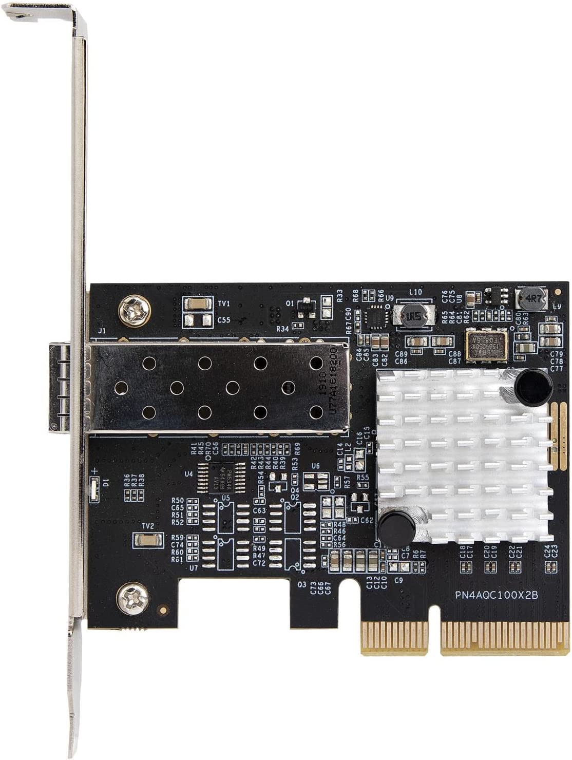 Quad Port 10G SFP+ Network Card - Intel XL710 Open SFP+ Converged Adapter -  PCIe 10 Gigabit Ethernet Server NIC - 10GbE Fiber Optic LAN Card - Dell