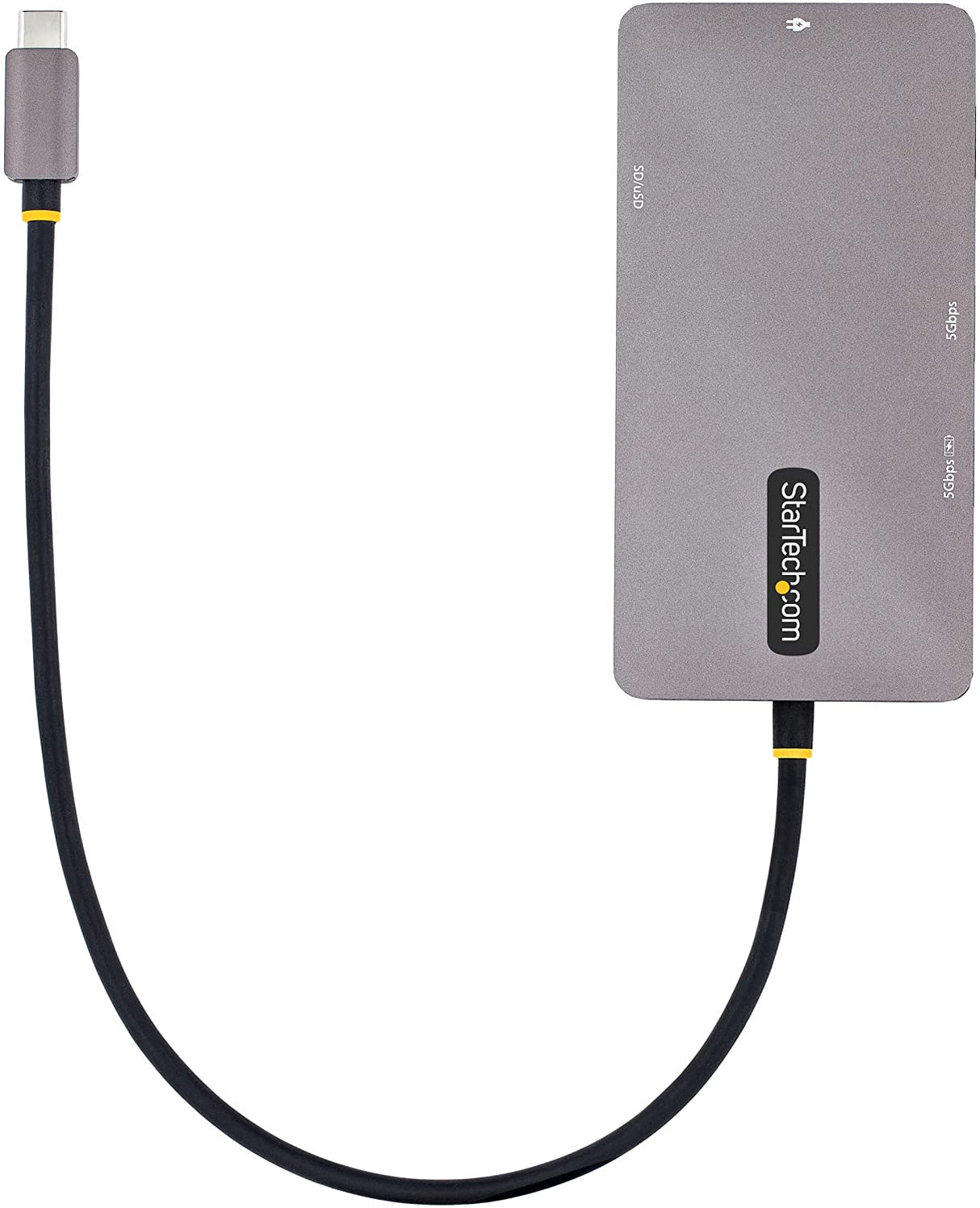 USB C Multiport Adapter - USB-C to 4K 60Hz HDMI 2.0, 100W Power Delivery  Pass-through, SD/MicroSD, 2-Port USB 3.0 Hub, GbE - USB Type-C Mini Dock 