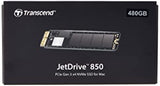 Transcend 480GB JetDrive 850 Nvme PCIe Gen3 X4 SSD Solid State Drive TS480GJDM850