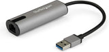 StarTech.com 2.5GbE USB A to Ethernet Adapter - NBASE-T NIC - USB 3.0 Type A 2.5 GbE /1 GbE Multi Speed Gigabit Network - USB 3.1 Laptop to RJ45/LAN - Lenovo X1 Carbon, HP EliteBook/ ZBook (US2GA30)