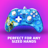 Pdp Rock Candy Wired Gaming Switch Pro Controller - Zelda Breath of the Wild - Blue - Official License Nintendo - OLED / Lite Compatible - Compact, Durable Travel Controller - See Through - Holiday Gifts Berry Brave Link Pro Controller