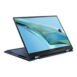 Asus Zenbook S 13 Flip OLED 13.3” OLED Touch Display, Intel Evo Platform, Core i7-1260P CPU, Intel Iris Xe Graphics, 16GB RAM, 1TB SSD, Windows 11 Pro, Ponder Blue, UP5302ZA-XB71T-CA