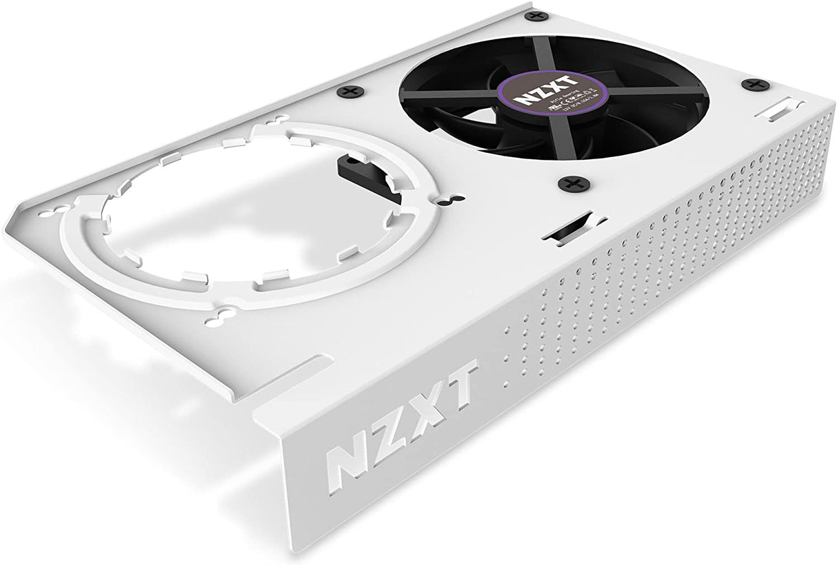 NZXT Kraken G12 - GPU Mounting Kit for Kraken X Series AIO - Enhanced GPU Cooling - AMD and NVIDIA GPU Compatibility - Active Cooling for VRM, White Kraken G12 Kraken G12