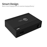 SIIG 60W 10 Port USB Wall Charger - USB Multi Port Charging Station - Portable Travel Charger for iPhones, iPads, Samsung, LG, Kindle &amp; More