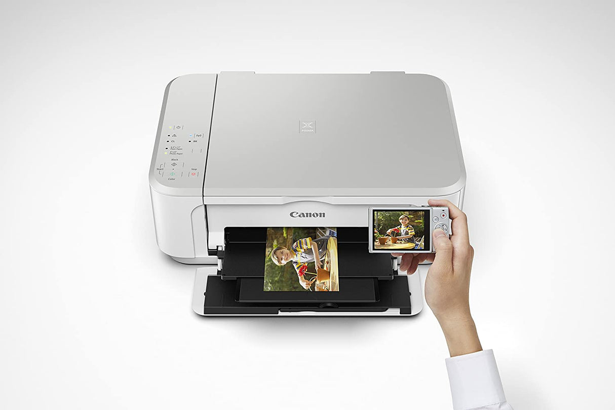 Canon canada (direct) PIXMA MG3620 White Wireless Photo All-in-One Inkjet Printer, Up to 4800 x 1200 d