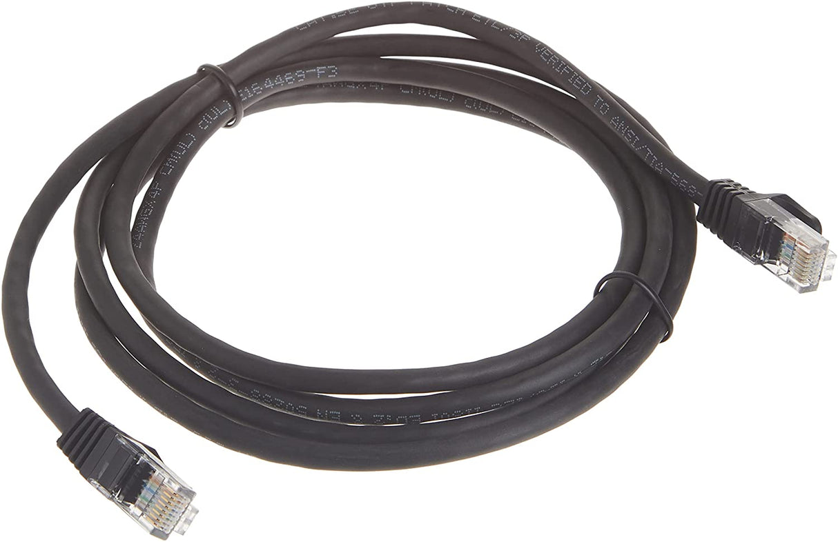 StarTech.com Cat5e Ethernet Cable - 6 ft - Black- Patch Cable - Snagless Cat5e Cable - Short Network Cable - Ethernet Cord - Cat 5e Cable - 6ft 6 ft / 2m Black