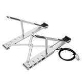 Targus Portable Laptop Stand + Integrated Dock, White (AWU100005GL)