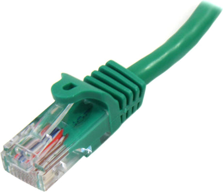 StarTech.com Cat5e Ethernet Cable - 25 ft - Green- Patch Cable - Snagless Cat5e Cable - Long Network Cable - Ethernet Cord - Cat 5e Cable - 25ft (45PATCH25GN) 25 ft / 7.5m Green