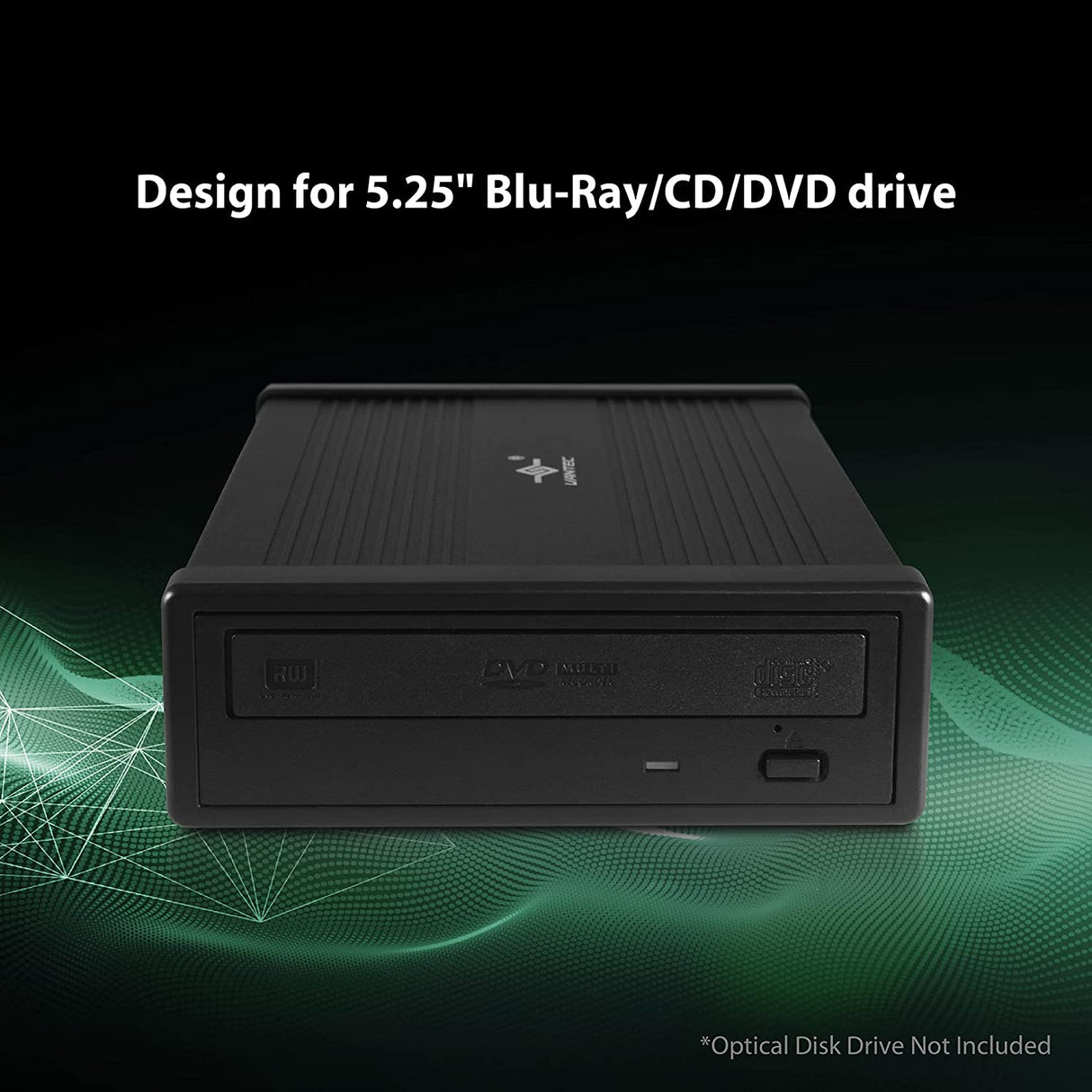 Vantec NexStar DX2 USB 3.0 External Enclosure Design for 5.25" Blu-Ray/CD/DVD SATA Drive, Plug and Ready, No Drivers Needed, Aluminum Alloy (NST-540S3-BK)