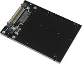 Vantec Multi-Size M.2 NVMe to U.2 (SFF-8639) 2.5"" SSD Adapter (MRK-NVM2U2-BK), Convert M.2 NVMe into U.2 not for SATA, Black