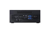 ASUS PN41 Fanless MiniPC Barebone with Intel 11th gen Quad Core Celeron N5100, Support Dual 4K, DisplayPort, WiFi, Bluetooth 5, Hardware TPM, VESA Mount