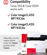 Canon® 055 Black Toner Cartridge, 3016C001 Black Standard
