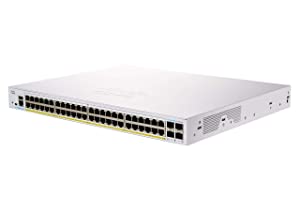 Cisco Business CBS250-48P-4X Smart Switch | 48 Port GE | PoE |4x10G SFP+ | Limited Lifetime Protection (CBS250-48P-4X) 48-port GE / PoE+ / 370W / 4 x 10G uplinks