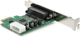 StarTech.com 4-port PCI Express RS232 Serial Adapter Card - PCIe RS232 Serial Host Controller Card - PCIe to Serial DB9 Card - 16950 UART - Expansion Card - Windows &amp; Linux (PEX4S953)