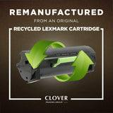 Cig Clover Remanufactured Toner Cartridge for Lexmark 52D1X00, 52D0XA0, 52D0XAL, 62D0XA0, 62D1X00 | Black | Extra High Yield