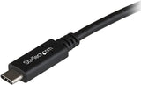StarTech.com USB C to USB B Printer Cable - 1m / 3 ft - Superspeed - USB 3.1 - 10Gbps - USB C Printer Cable - USB Type C to Type B (USB31CB1M) , Black