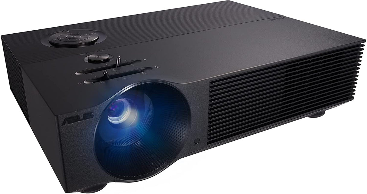 ASUS H1 1080P LED Projector - Full HD, 3000 Lumens, 120 Hz, 125% Rec. 709, 125% sRGB, Crestron Connected Certified, 10W Built-in Speaker, HDMI, Compatible with PS5 &amp; Xbox Series X/S