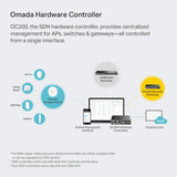 TP-Link Omada Hardware Controller | SDN Integrated | PoE Powered | Manage Up to 100 Devices | Easy &amp; Intelligent Network Monitor &amp; Maintenance | Cloud Access &amp; Omada App (OC200)