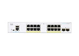 Cisco Business CBS250-16P-2G Smart Switch | 16 Port GE | PoE | 2x1G SFP | Limited Lifetime Protection (CBS250-16P-2G-NA) 16-port GE / PoE+ / 120W / 2 x GE uplinks